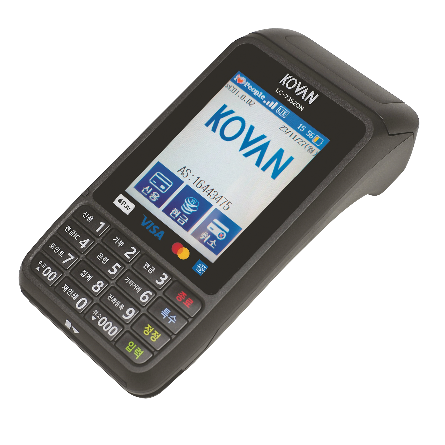 LC-7351QN / LC-7352QN 무선카드단말기 (통신사 LGT) 삼성 애플 제로 카카오페이 [택배무료: 전국, 제주 포함]
