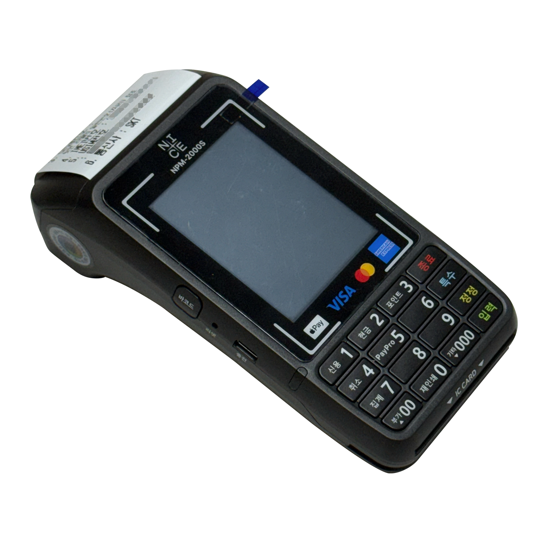[나이스정보통신] 무선 카드단말기 NPM-2000SQ (통신사 SKT)