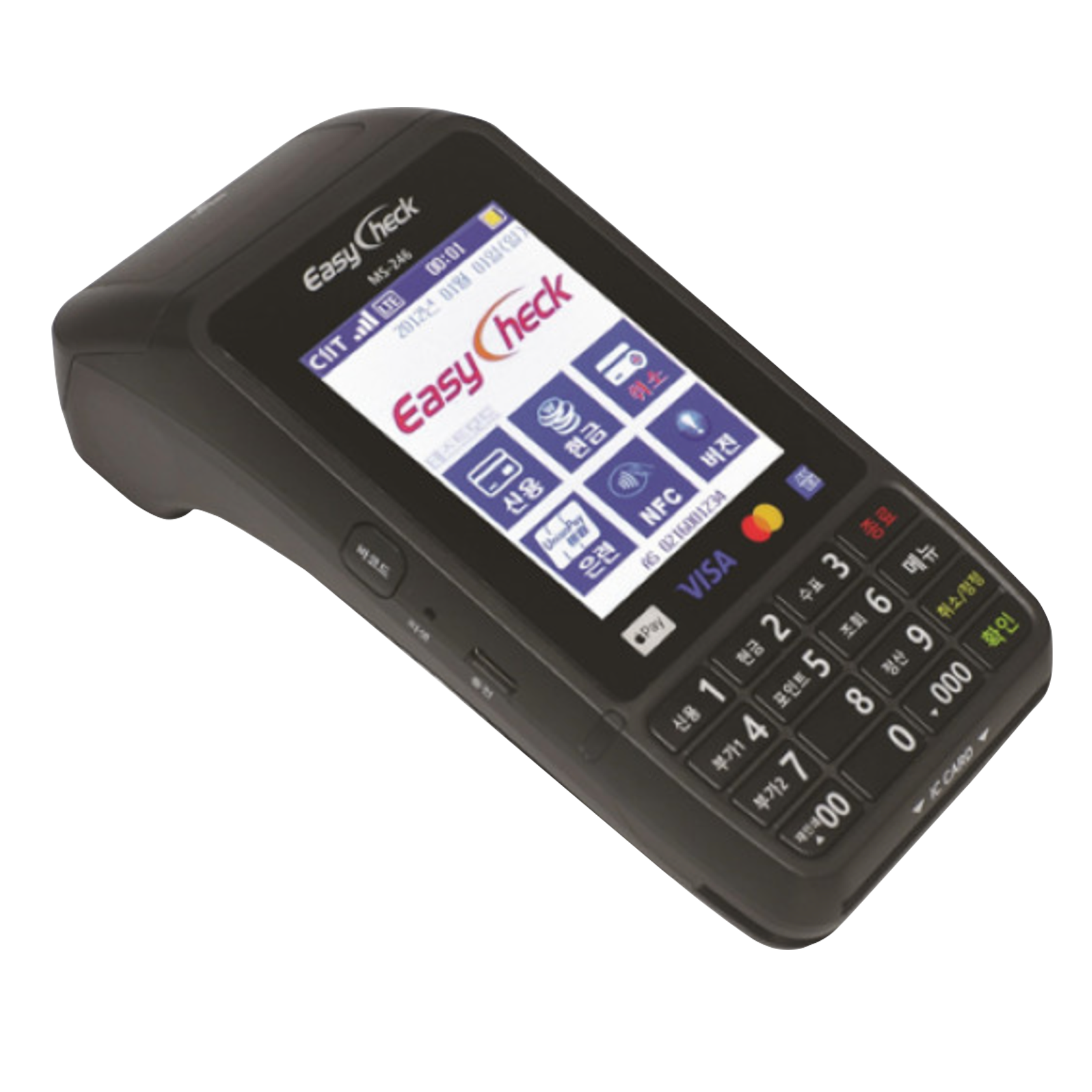 MS-246 무선카드단말기 (통신사 SKT) 삼성 애플 제로 카카오페이 [택배무료: 전국, 제주 포함]