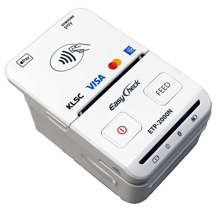 ETP-2000N 스마트폰 블루투스 카드단말기 프린터 애플페이 삼성페이 카카오페이