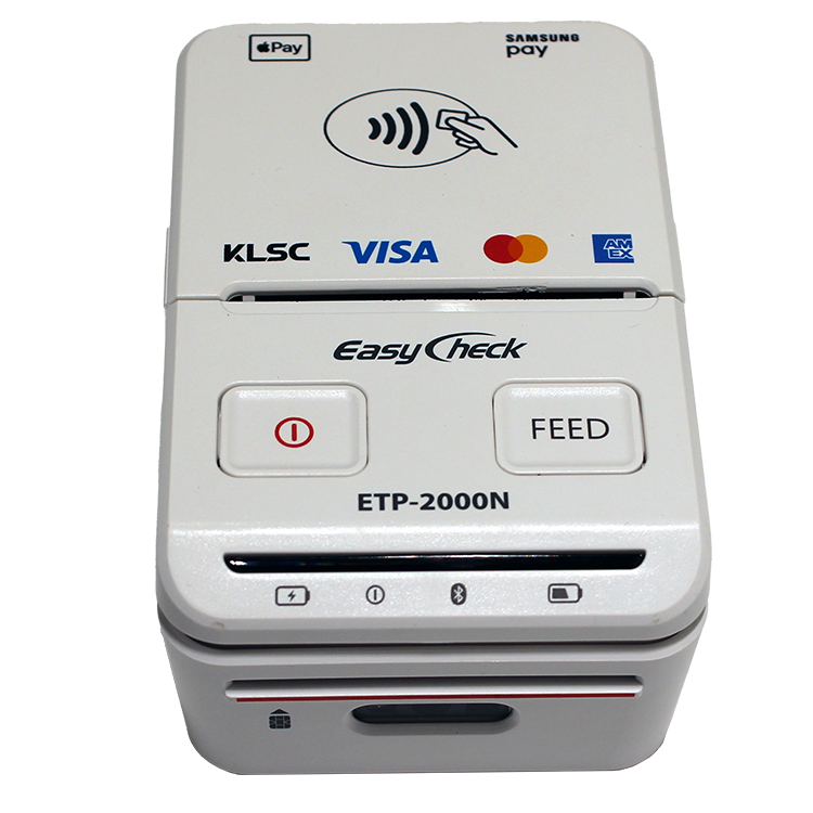 ETP-2000N 스마트폰 블루투스 카드단말기 프린터 애플페이 삼성페이 카카오페이