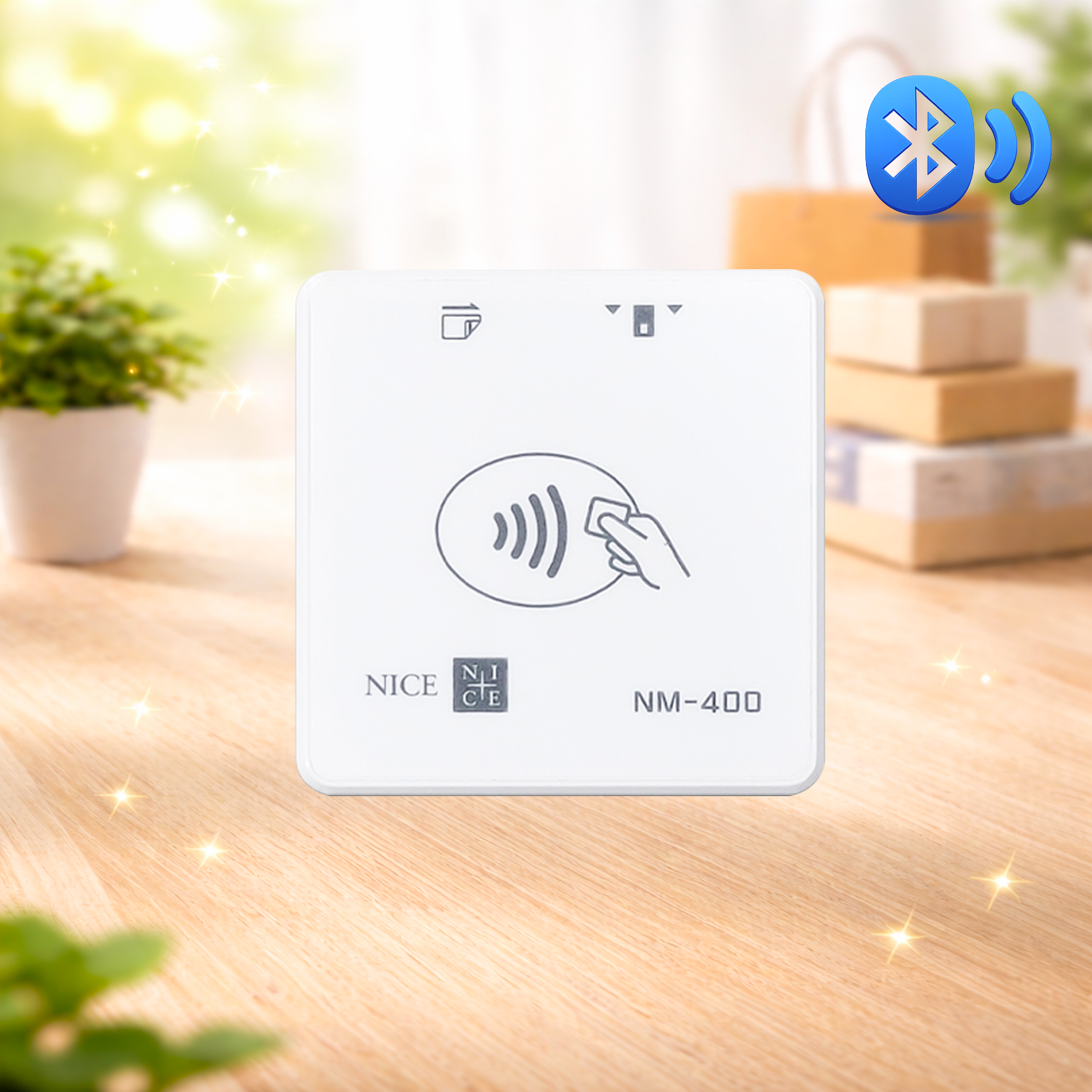 NM-400 휴대용 무선 블루투스 카드단말기 애플 삼성페이 NFC 결제 NICE정보통신 나이스체크 오늘얼마