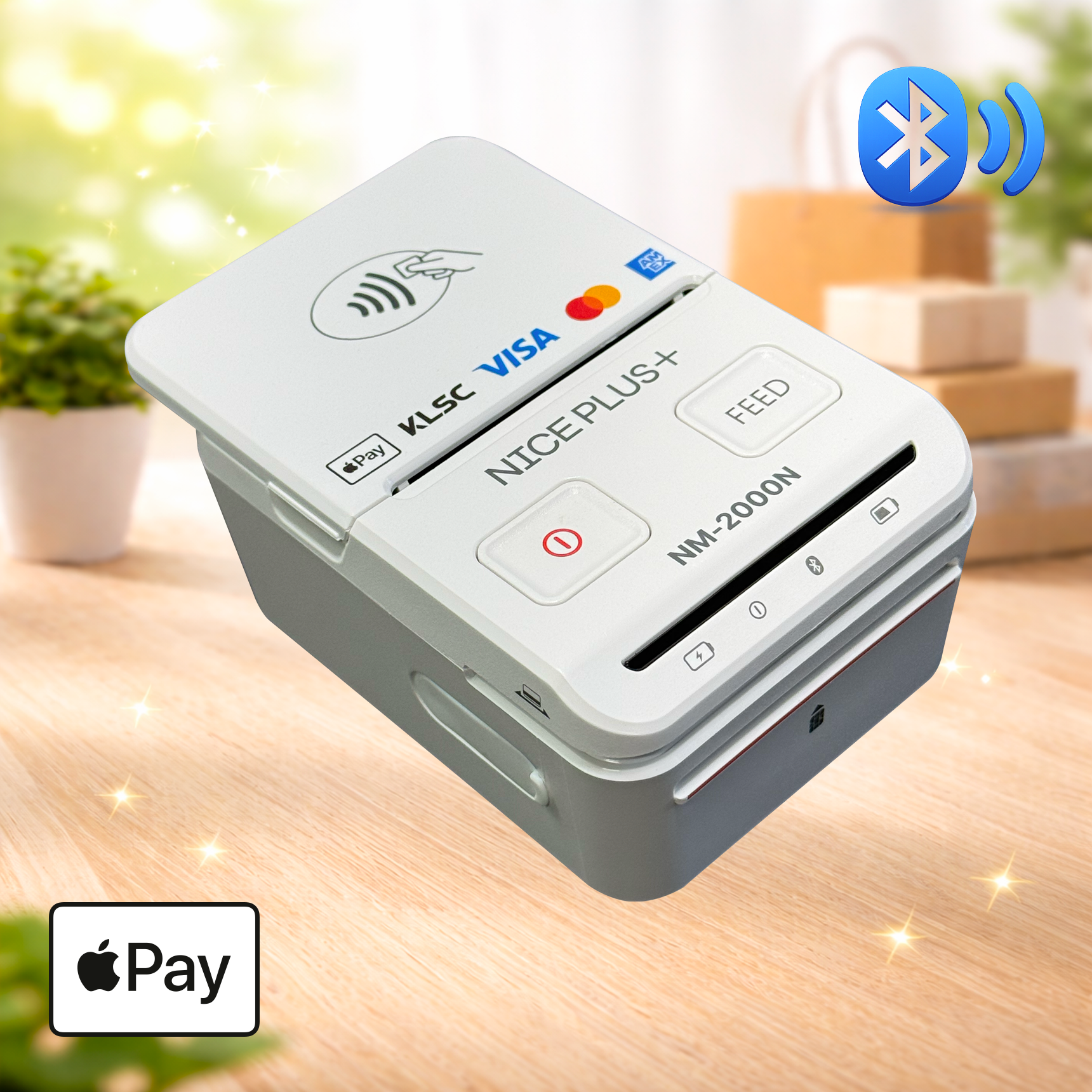 NM-2000N 스마트폰 블루투스 카드단말기 프린터 애플페이 삼성페이 NICE정보통신 나이스체크 오늘얼마