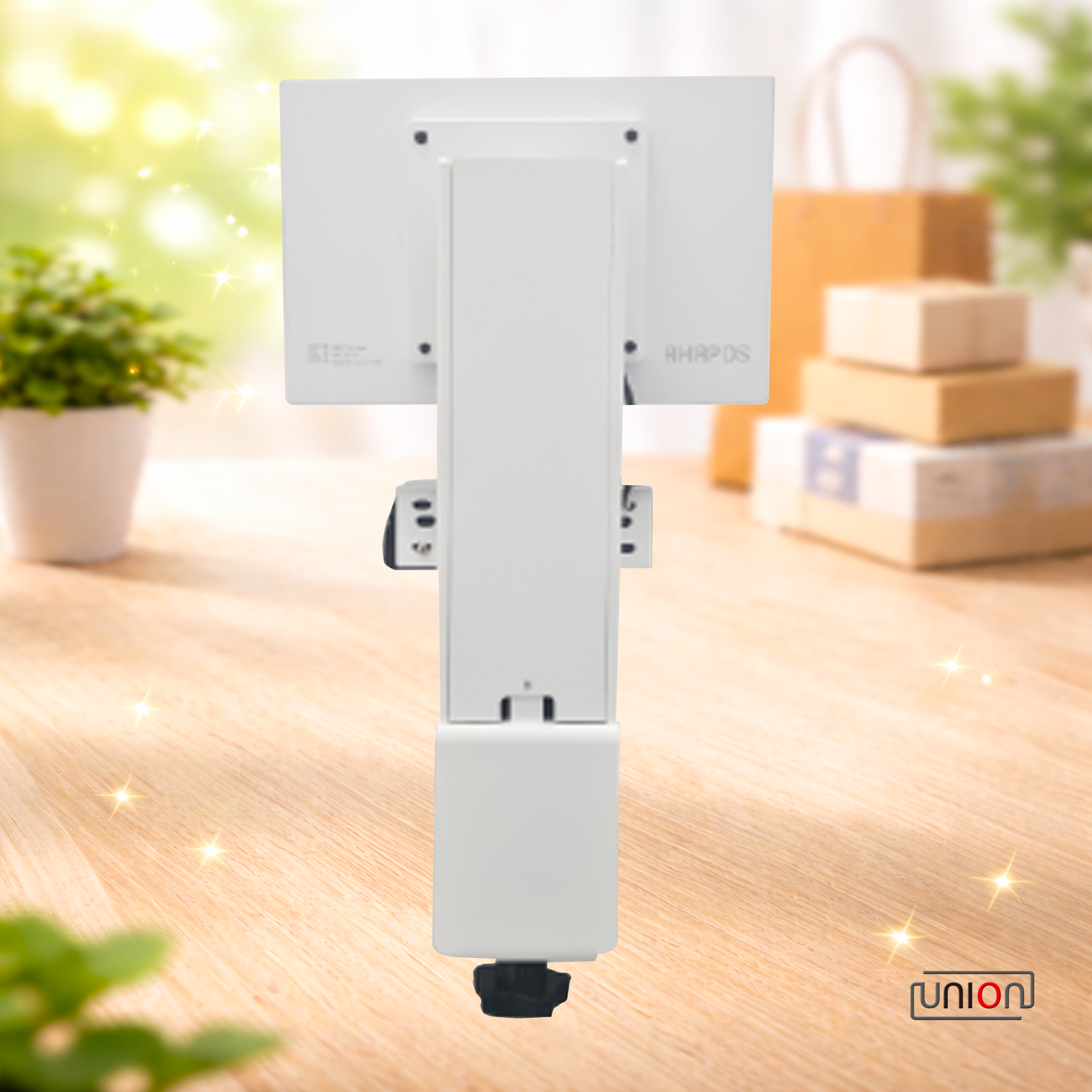 TC-103 태블릿거치대 식탁 책상고정 회전 100mm베사형 태블릿전용 테이블오더용