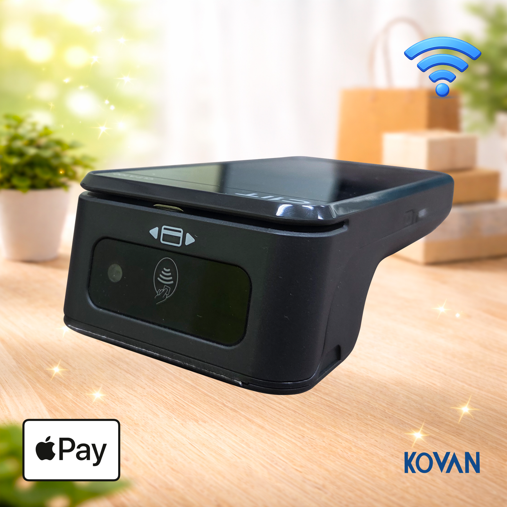 LC-A100(W) 무선카드단말기 WiFi 핫스팟 삼성 애플 제로 카카오페이 KOVAN 코밴