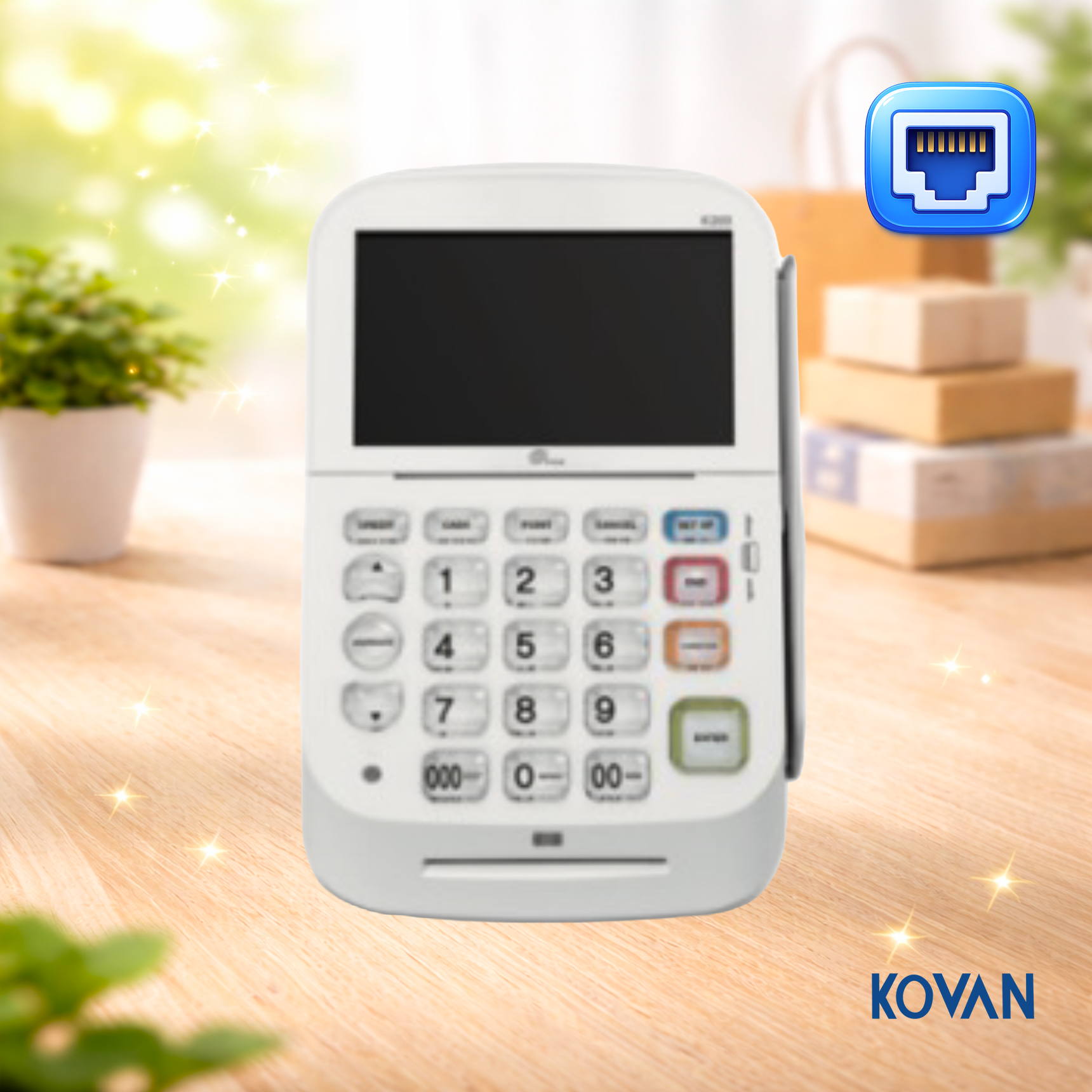 LC-7404S 유선카드단말기 + LC-7401P6 서명패드  KOVAN 코밴