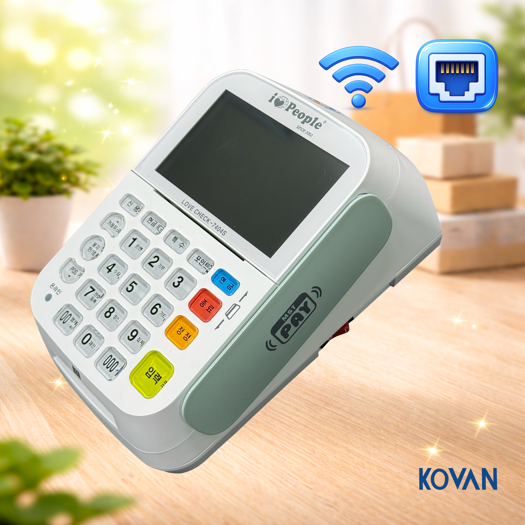 LC-7404S 유선카드단말기 + LC-7401P6 서명패드  KOVAN 코밴