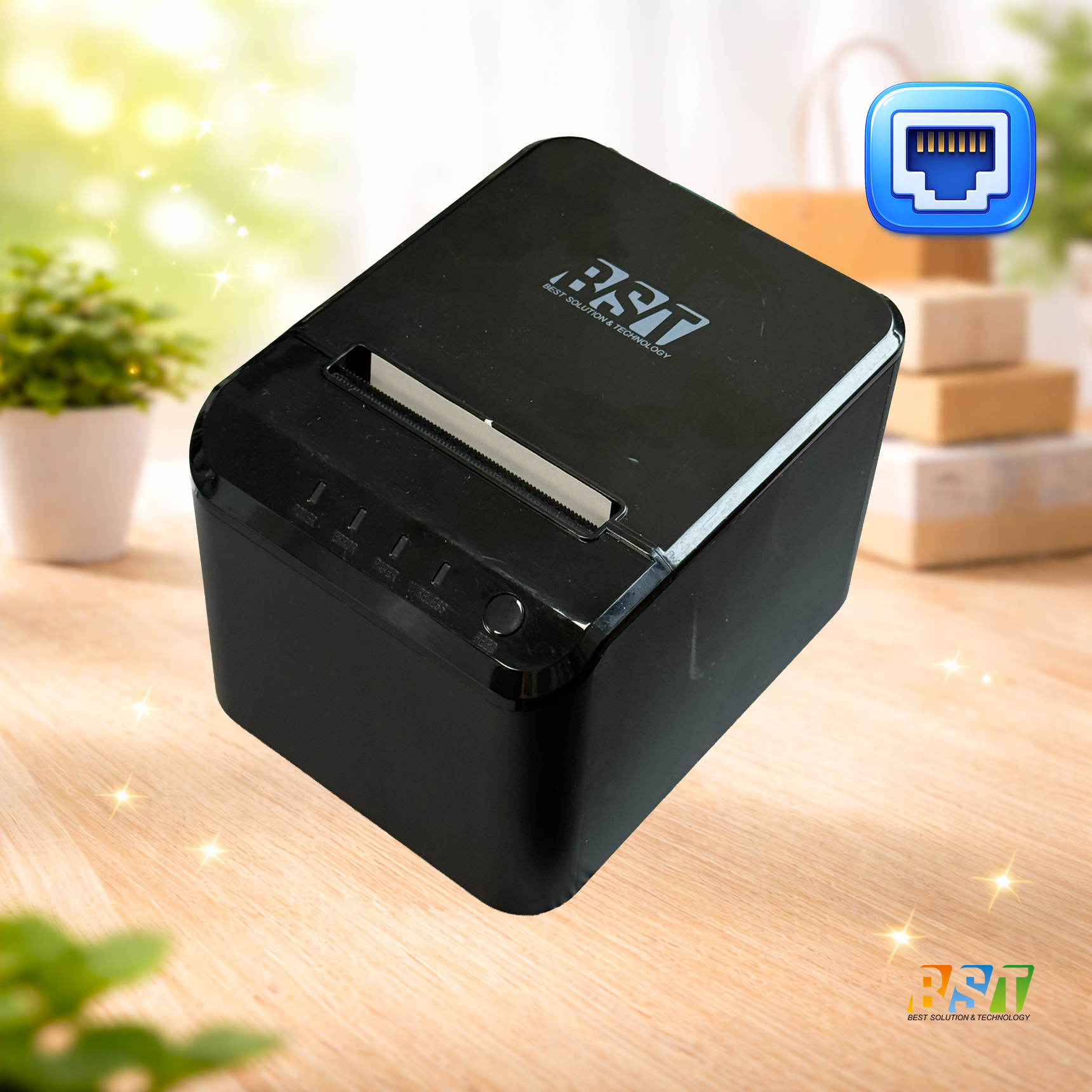 BST PR-200 LAN IP, Serial, USB 프린터 영수증 주방 포스 배달프린터 배민프린터